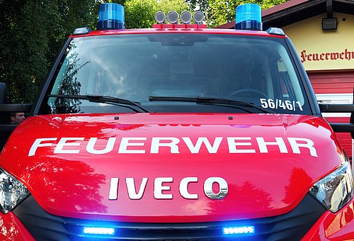 Fahrzeug der Freiwilligen Feuerwehr Bertelsdorf-Eckershof