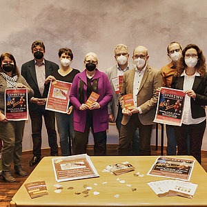 Gruppenbild im Kultursaal Gruppenbild im Kultursaal