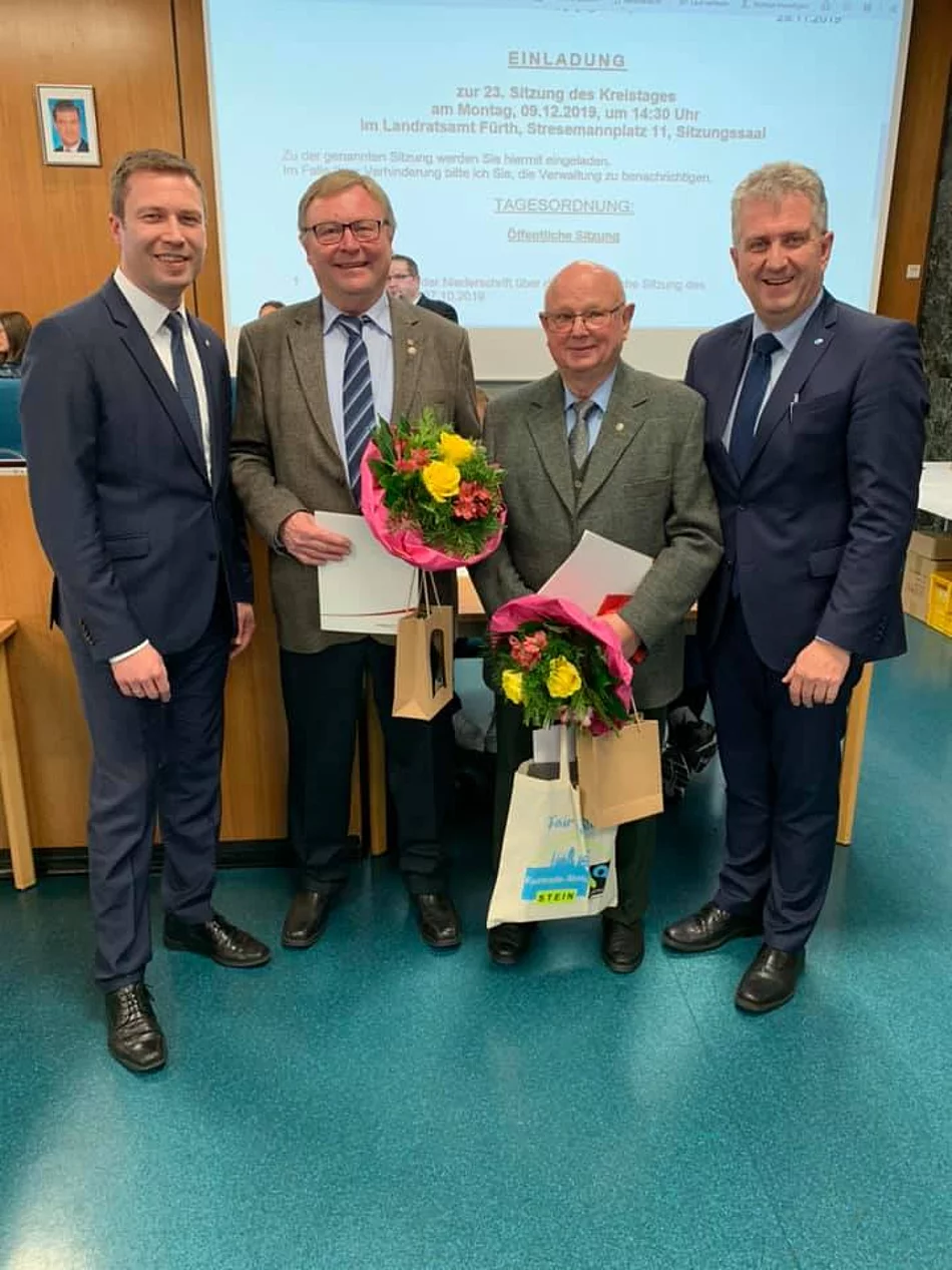 Verleihung des Ehrenzeichens des Bayerischen Ministerpräsidenten für Verdienste im Ehrenamt.