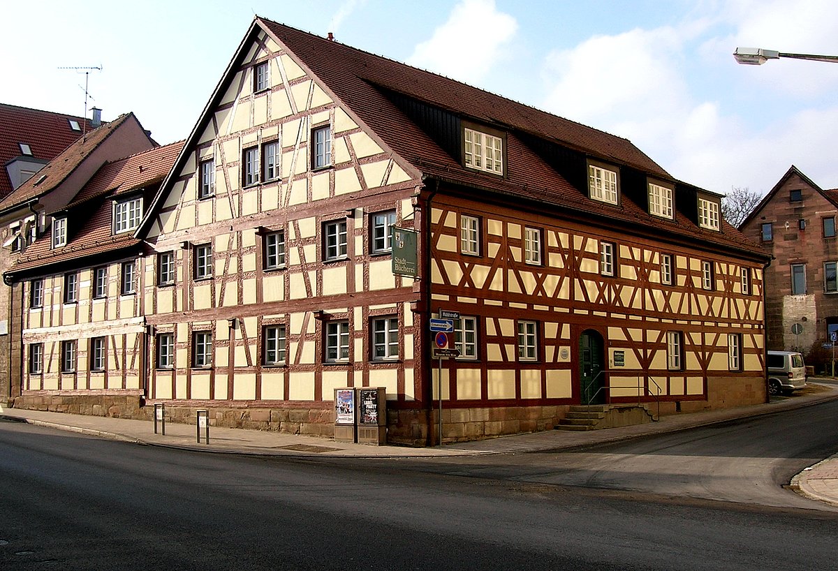 Gebäude mit Fachwerk Gebäude mit Fachwerk