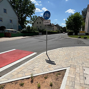 Die Vollsperrung der Deutenbacher Straße zwischen Frühlingstraße und Albertus-Magnus-Straße verzögert sich. Foto: Stadt Stein